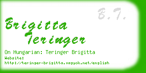 brigitta teringer business card